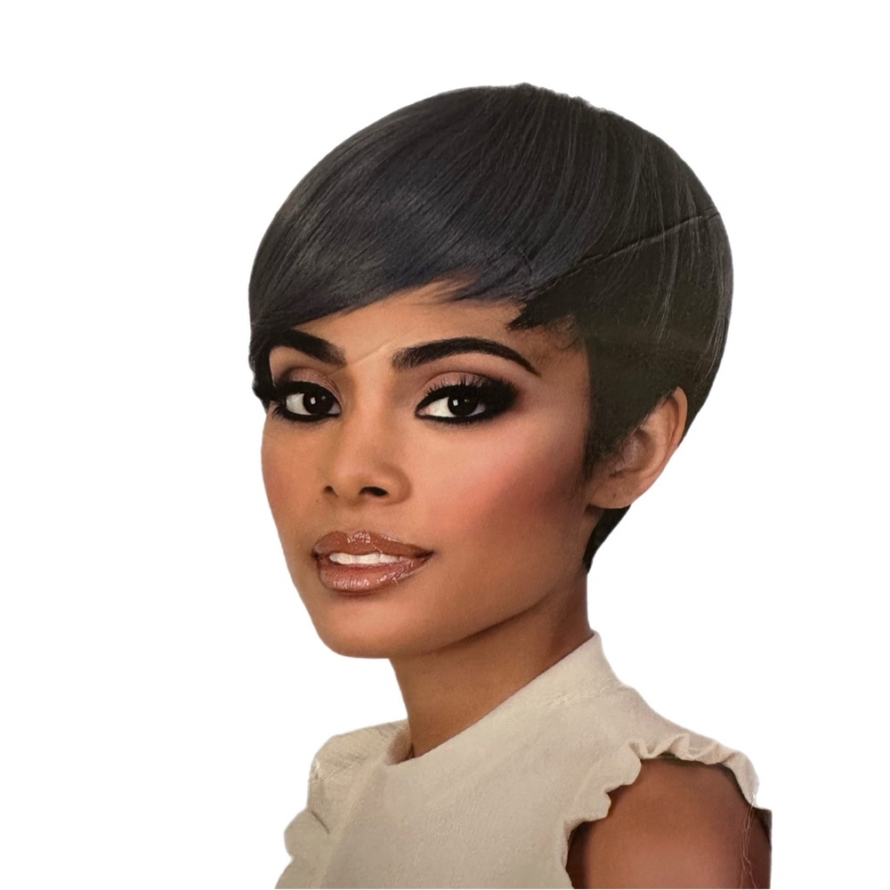 Chic Black Pixie Cut Wig